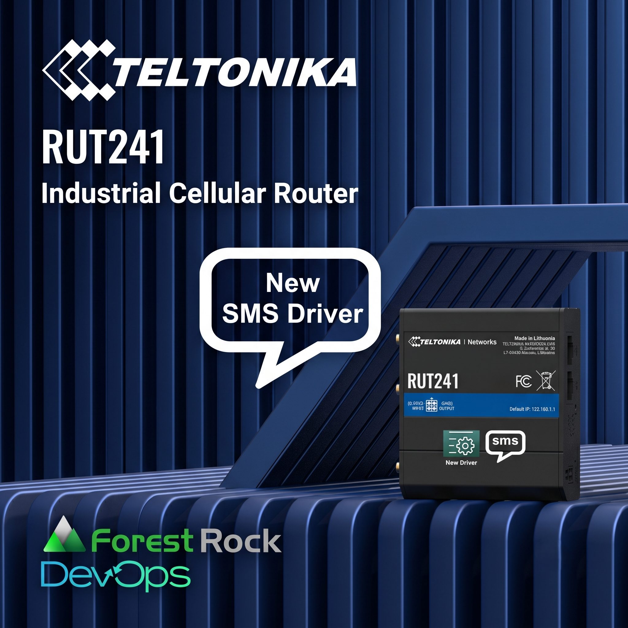 RUT241 Teltonika New SMS Driver